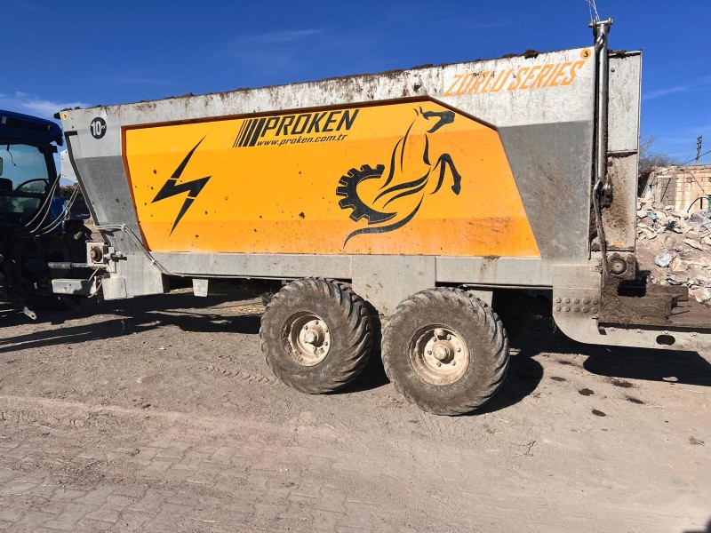 PROKEN 10 M3(13 TON) KATI GÜBRE MAKİNASI